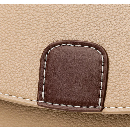 Luxury Contrast Flap Crossbody