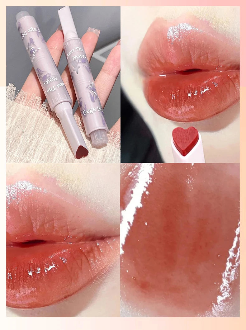 Hydrating Jelly Gloss Lipstick - Moisturizing Mirror Finish Lip Pen - 15