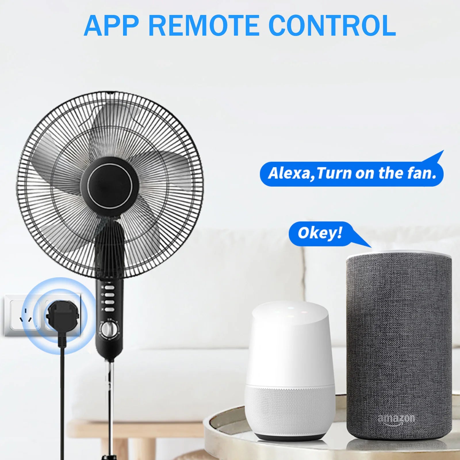 AU Smart WiFi Plug with Energy Monitor - Voice Control & Timer Socket - 4