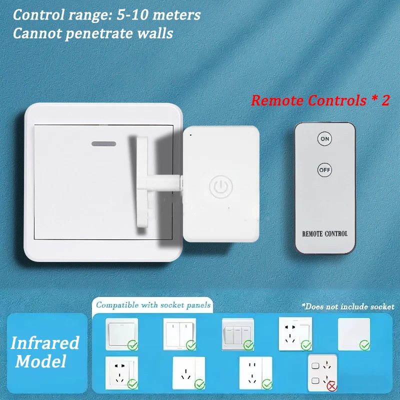 Wireless Smart Switch Pusher - Remote Controlled Auto Light Switch Bot