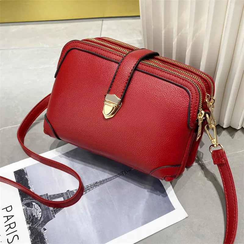 Luxury Vintage Square Shoulder Bag