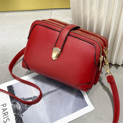 Luxury Vintage Square Shoulder Bag