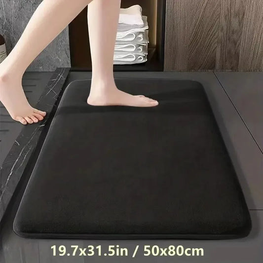 Super Absorbent Non-Slip Bath Mat - Quick-Dry Bathroom Rug