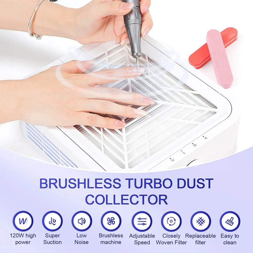 Brushless Nail Dust Collector & Extractor - 2