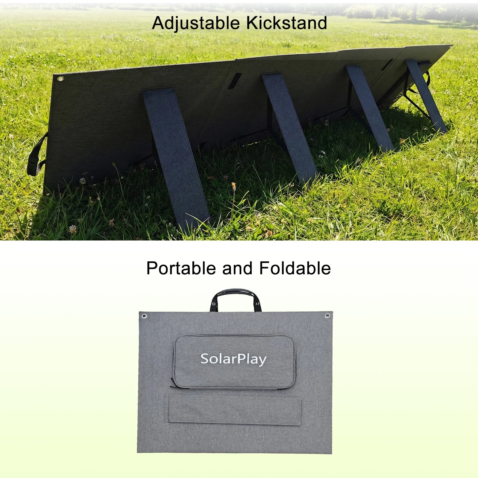 200W Foldable Solar Panel Kit - Portable High-Efficiency Camping Charger - 5