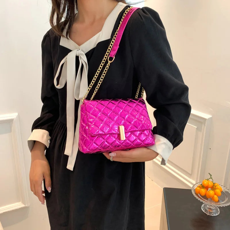 Luxury Sparkly Y2K Shoulder Bag