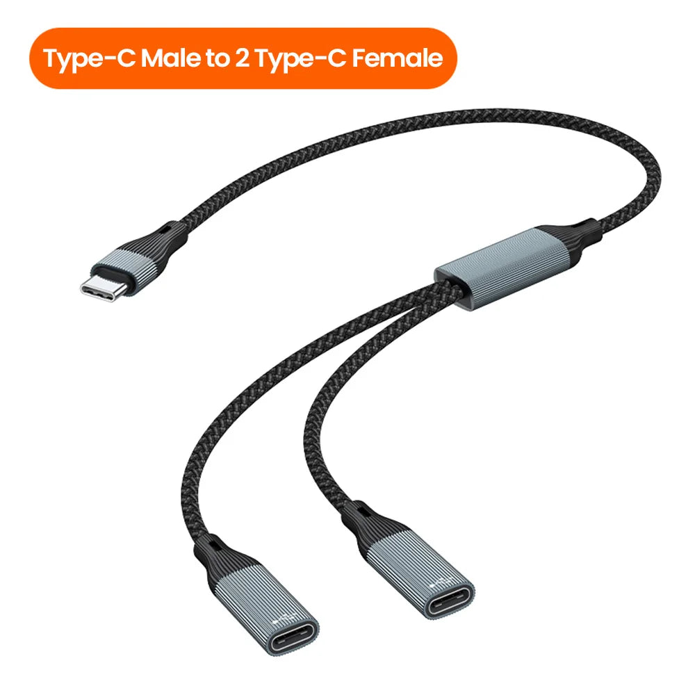 USB-C to 3-Port USB 3.0 Hub Adapter - High-Speed Data & OTG Splitter