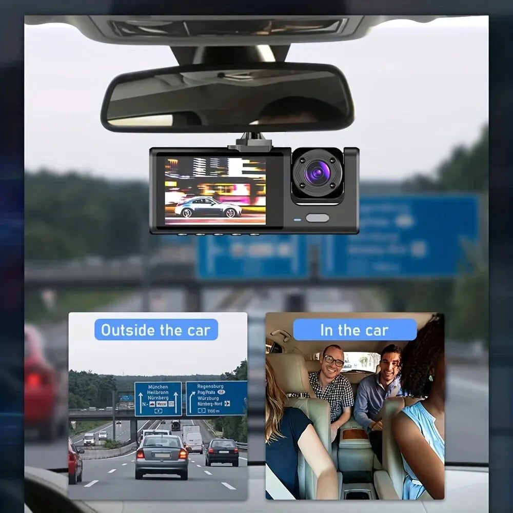 Dual Lens Dash Cam: 1080P HD Car Camera with Night Vision & Loop Recording - 6