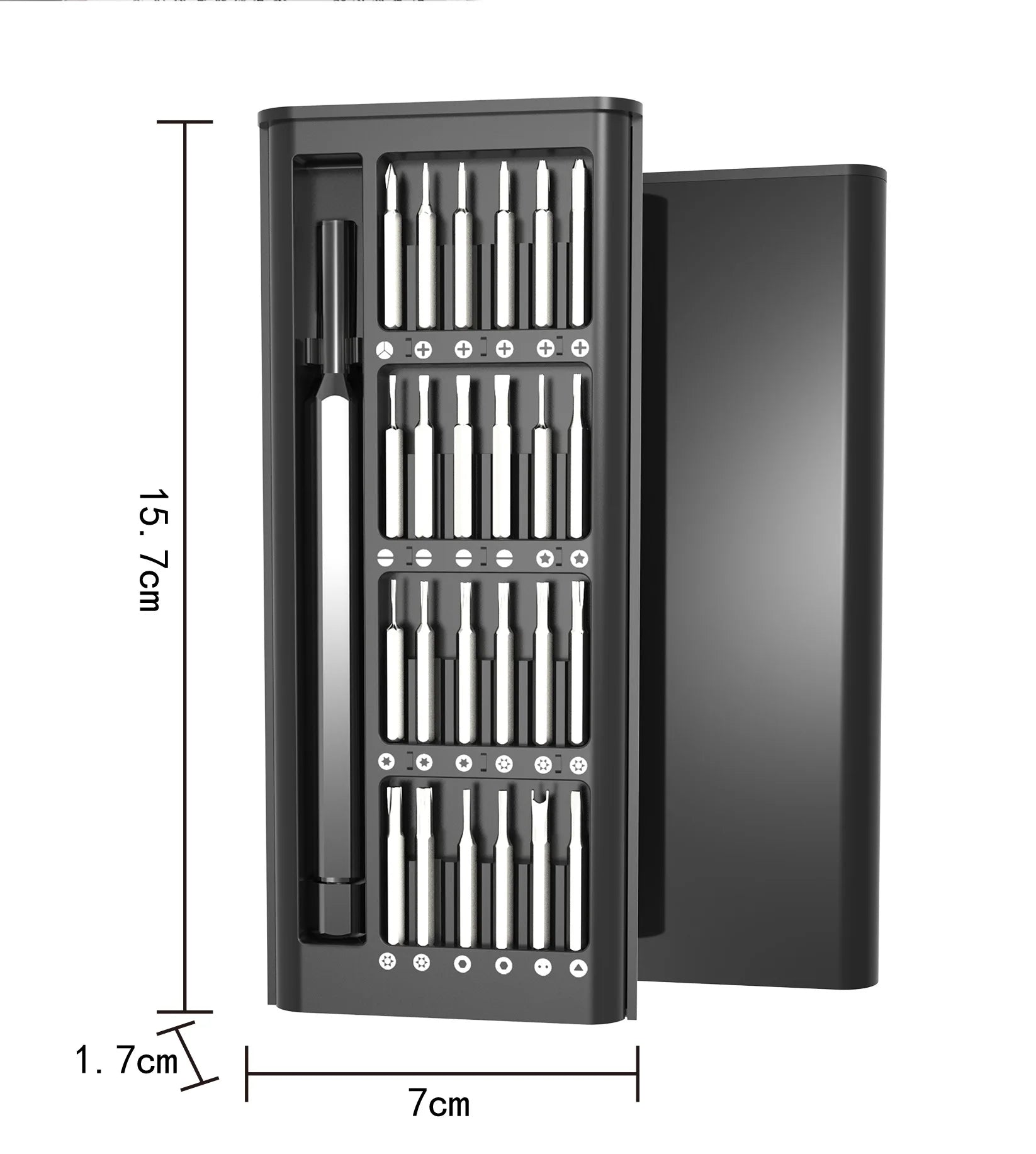 24-in-1 Magnetic Precision Screwdriver Set for Electronics & PC Repair - 8