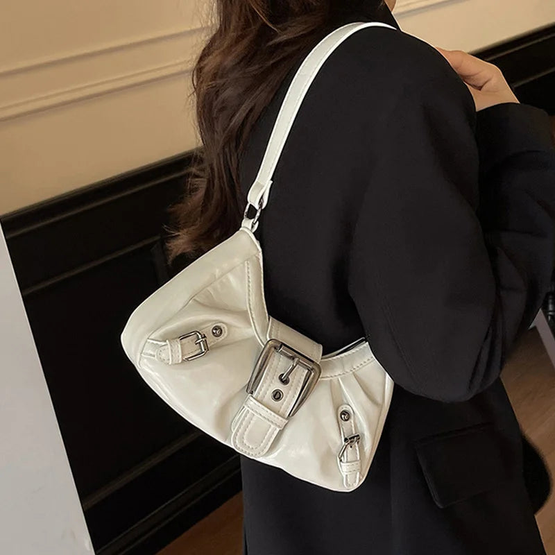Luxury Retro Pleated Hobo Bag