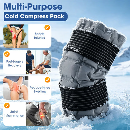 Dual-Action Hot & Cold Therapy Knee Wrap for Pain Relief and Recovery