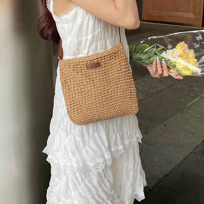 Bohemian Straw Tote