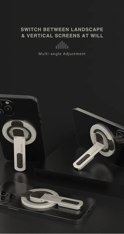360° Magnetic Phone Stand & Ring Holder for MagSafe iPhones