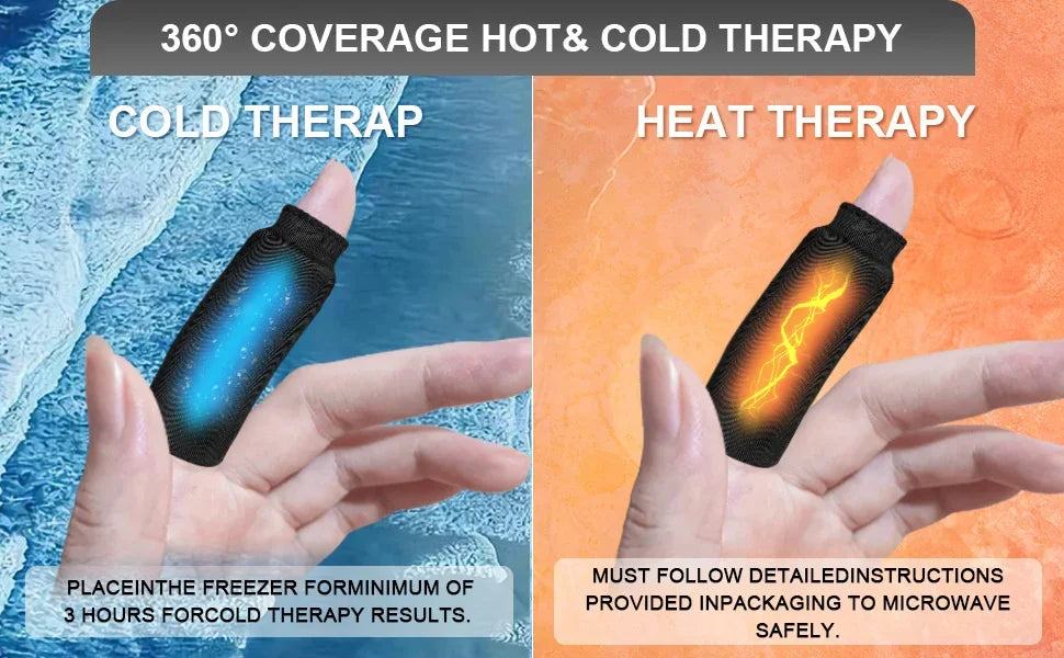 Reusable Finger Ice Pack Sleeves for Arthritis & Finger Pain Relief (4PCS) - 9