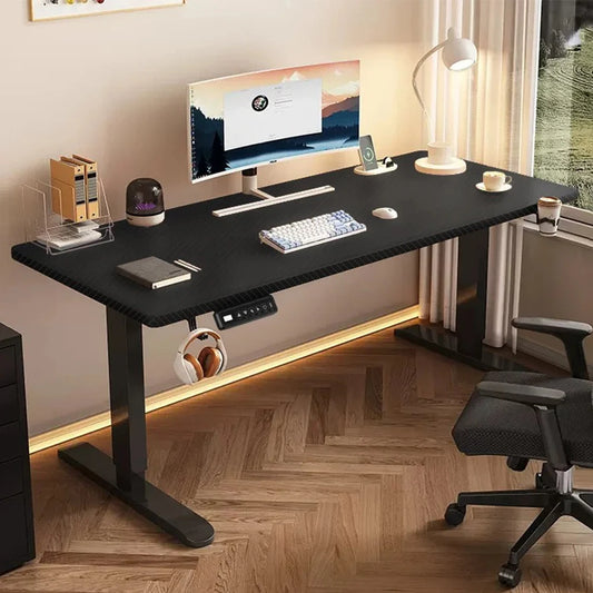 Electric Height Adjustable Standing Desk - Motorized Sit-Stand Home Office
