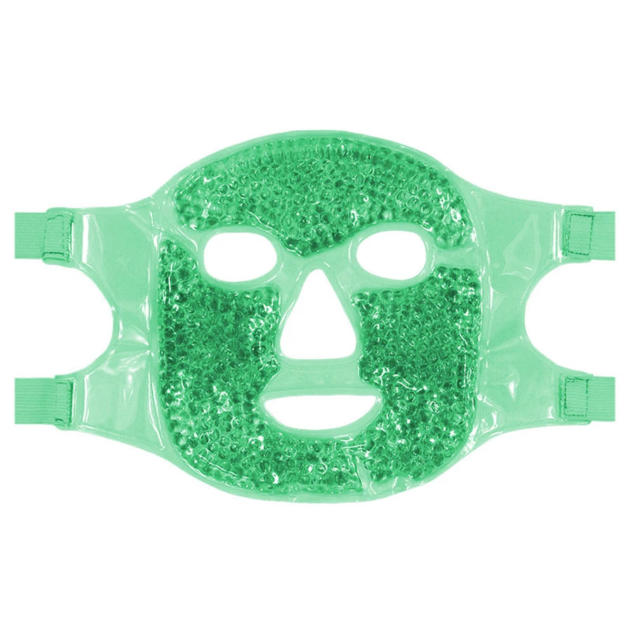 Gel Bead Cooling Ice Face Mask – Hot & Cold Therapy for Face & Eye Care - 14