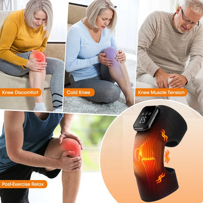 3-in-1 Heated Knee Shoulder Elbow Massager with Vibration