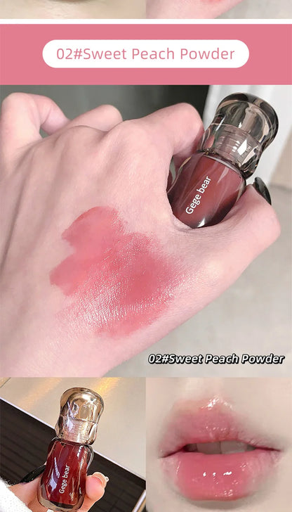 Crystal Gloss Hydrating Lip Tint - Long-Lasting Mirror Finish Plumper