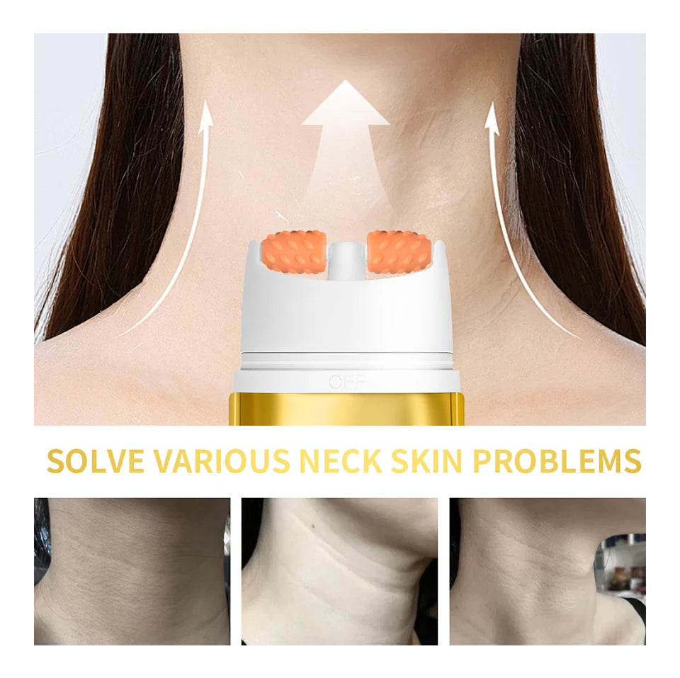 AH-8 Neck Firming Cream & Roller for Wrinkles & Crepey Skin - 10