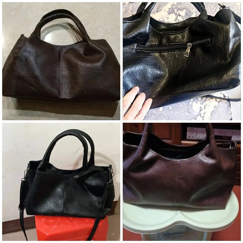 Luxury Large PU Leather Tote