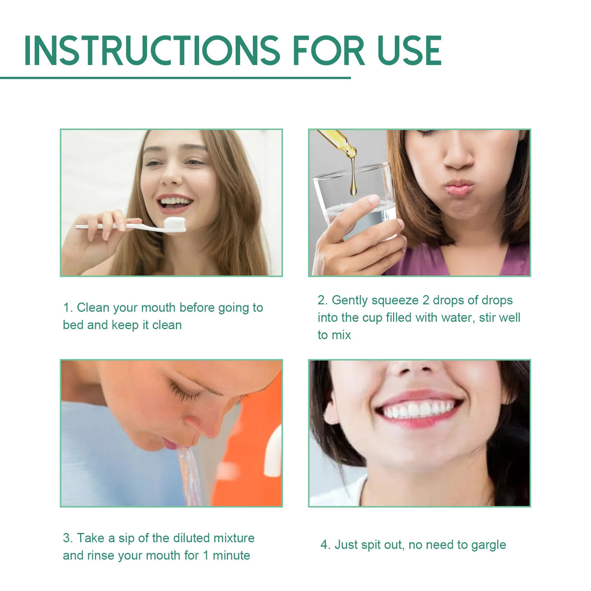 Herbal Toothache and Gum Relief Drops - Oral Care Solution for Pain and Sensitivity