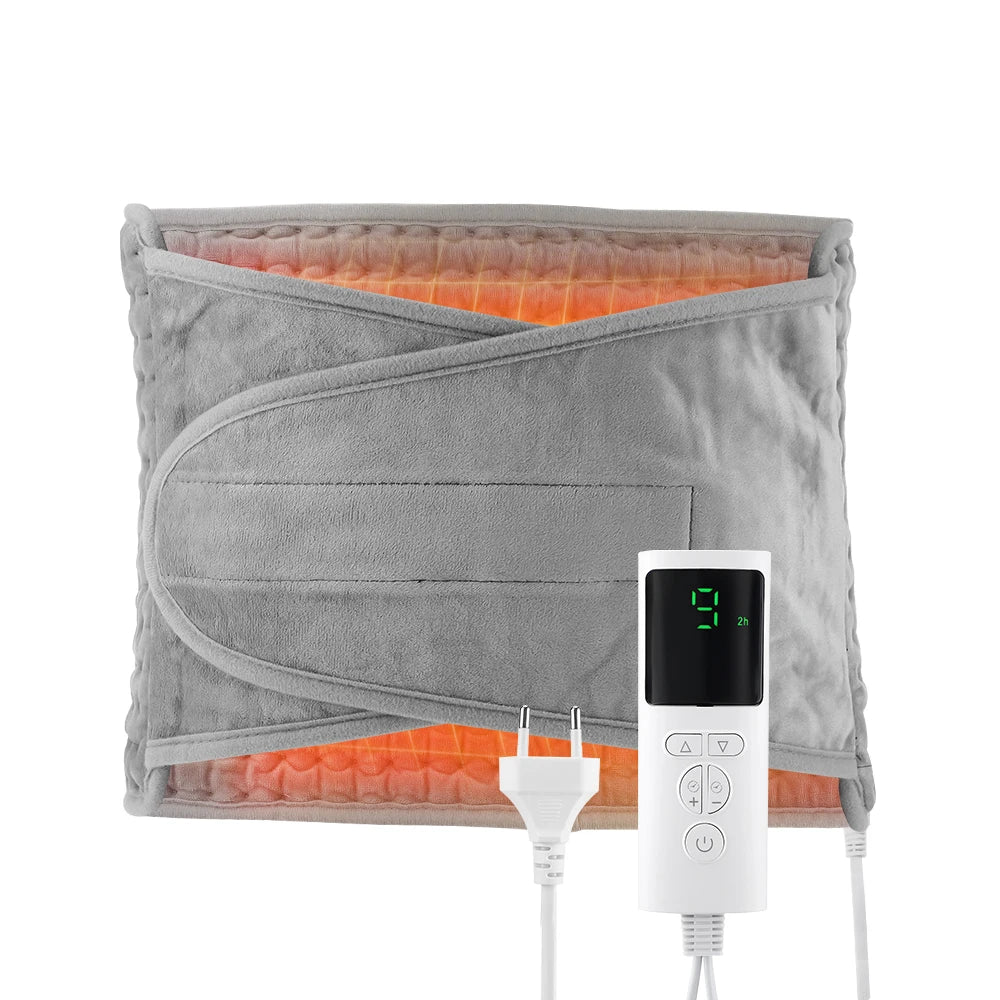 Electric Heating Pad for Back and Waist Pain Relief with Temperature Control