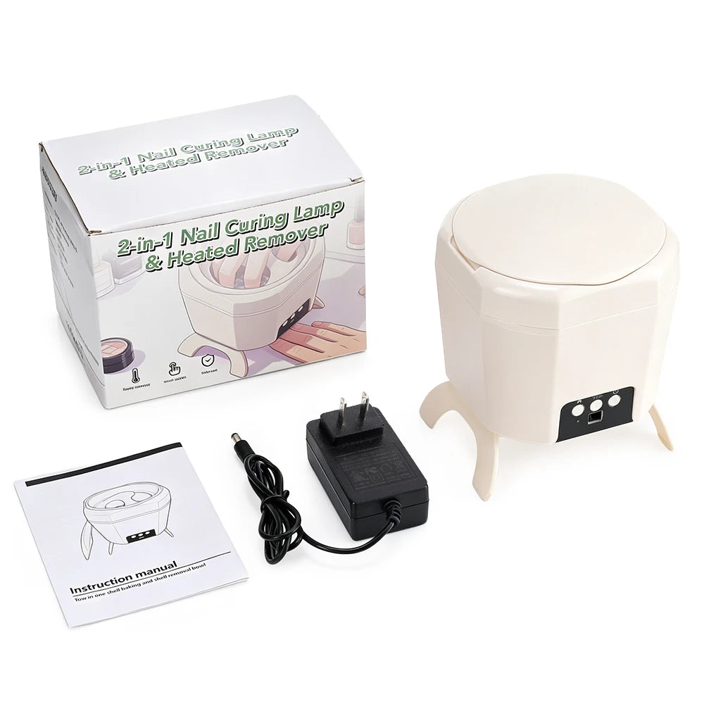2-in-1 Electric Nail Gel Polish Remover and UV LED Curing Dryer Machine