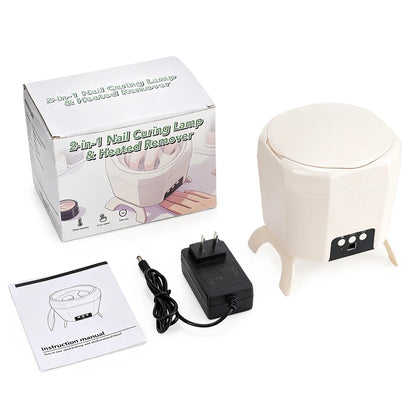 2-in-1 Electric Nail Gel Polish Remover and UV LED Curing Dryer Machine