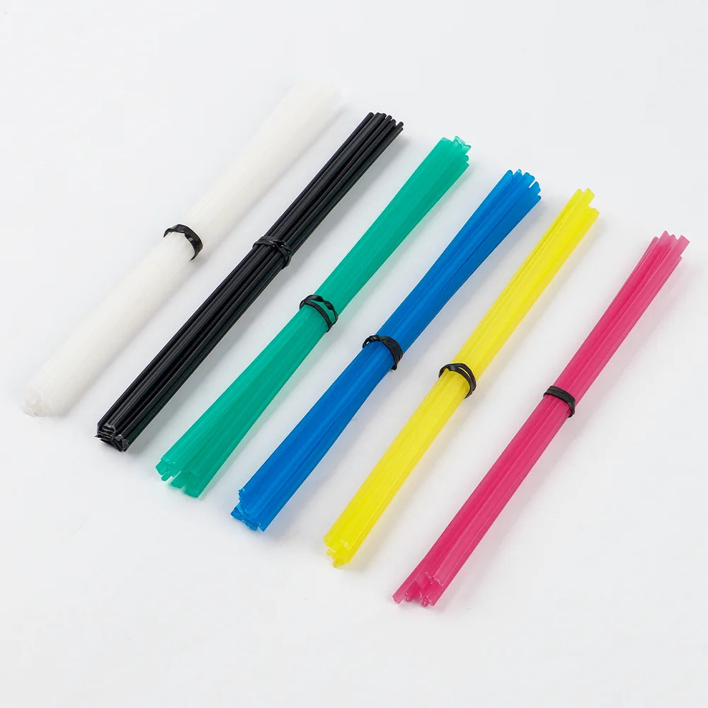 PP Plastic Welding Rods - 20cm Colorful Welding Sticks for Car Bumper Repair - 5
