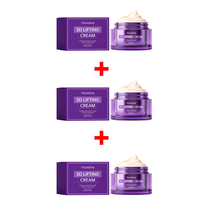 3D Face and Neck Lifting Firming Cream - Anti-Aging Moisturizer for Skin Elasticity