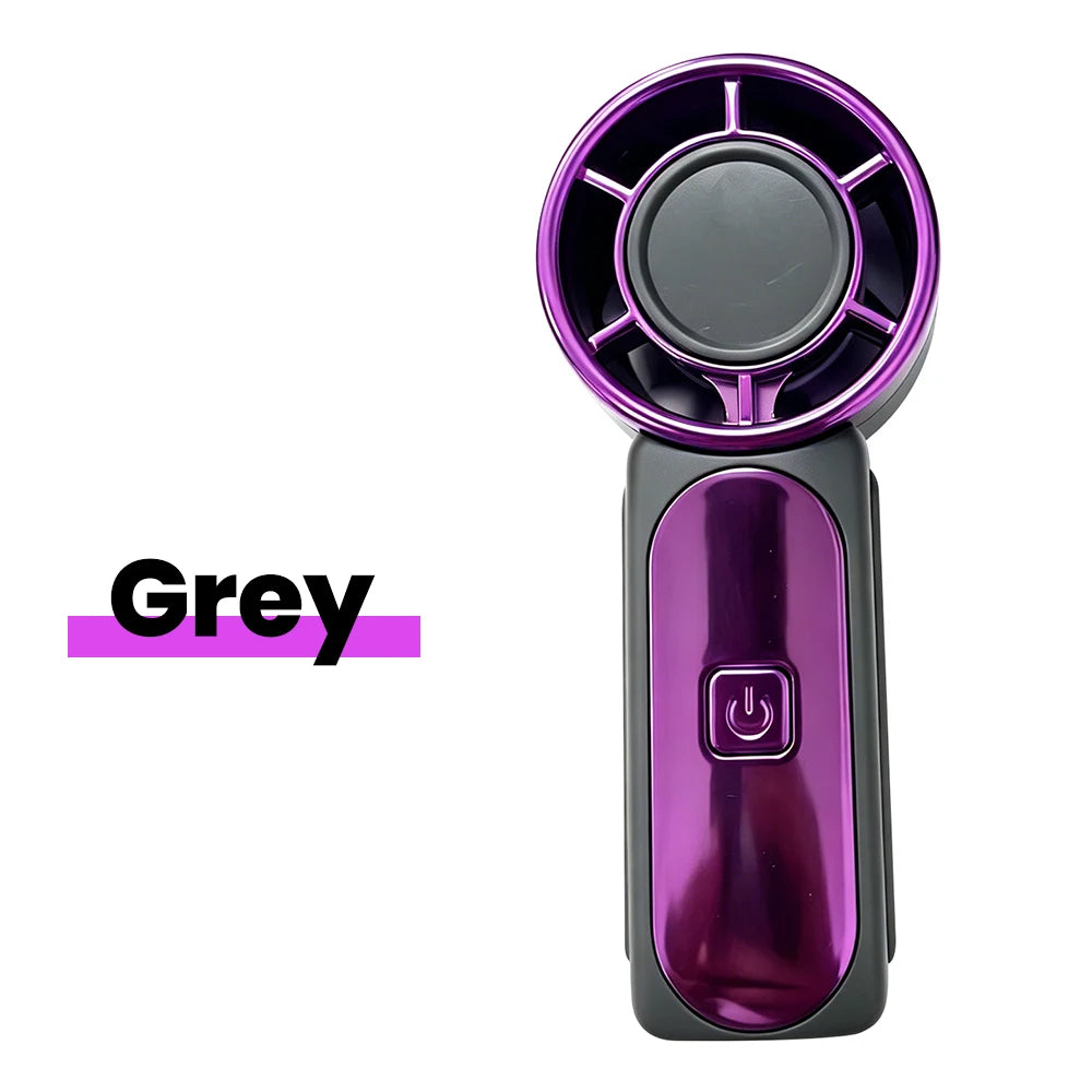 Portable 5-Speed Handheld Mini Fan USB-C Rechargeable Cooling Fan - 22