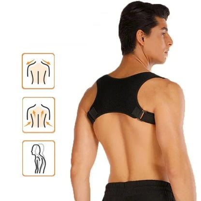 Adjustable Posture Support Belt & Back Brace for Spine Alignment