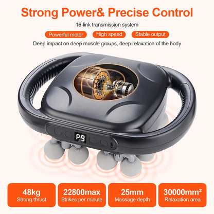 16-Head Deep Tissue Massager