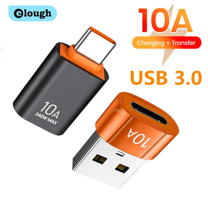 USB 3.0 to USB-C Adapter - Fast Charging & High-Speed Data Transfer OTG