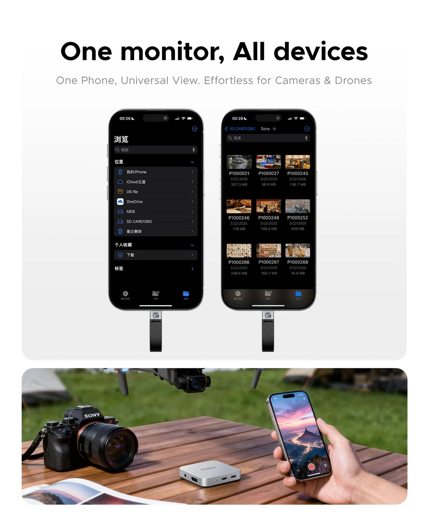 ORICO Magnetic M.2 2230 NVMe SSD Docking Station 10Gbps 4K 100W PD Hub
