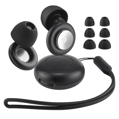 Reusable Noise-Canceling Sleep Earplugs with 4 Silicone Sizes & Travel Case
