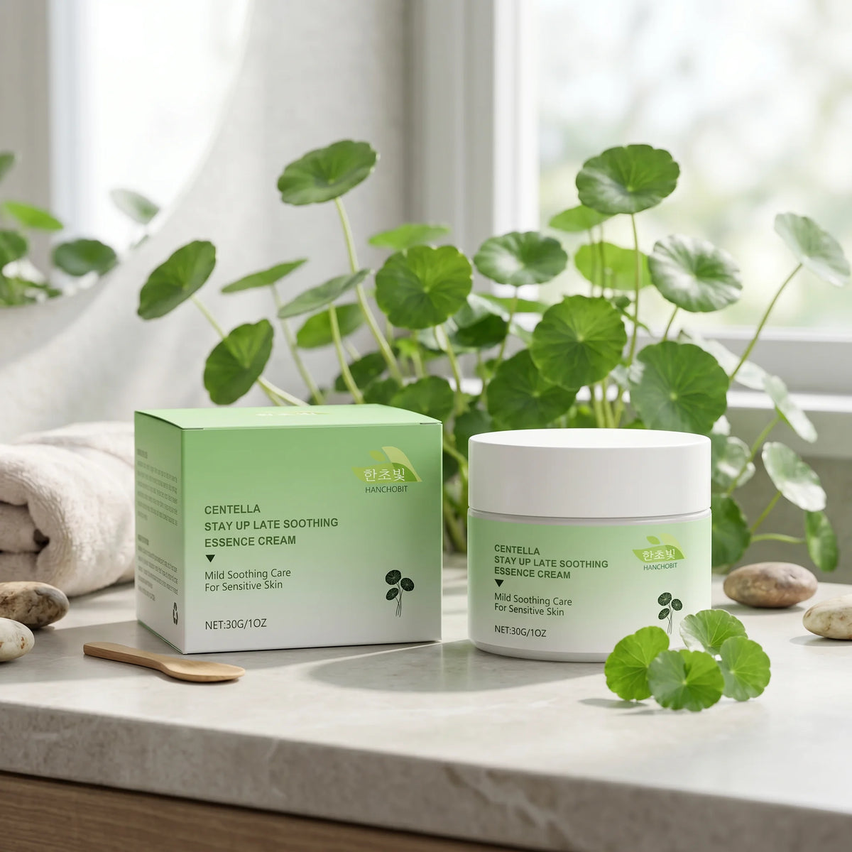 Centella Asiatica Soothing Cream – Calming Facial Moisturizer for Sensitive Skin