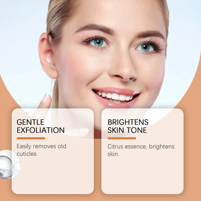 Orange Vitamin C Facial Exfoliating Gel for Deep Cleansing & Brightening