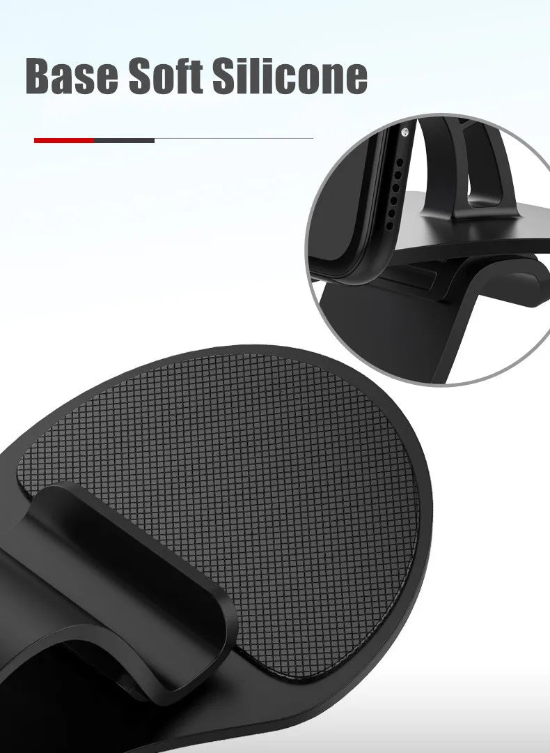 Universal Car Phone Holder Clip Dashboard Mount Stand for GPS Navigation
