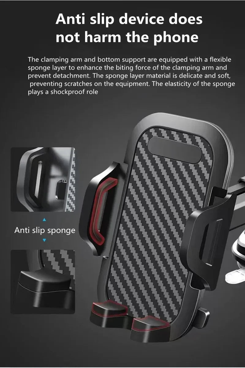 Gravity Air Vent Car Phone Holder - Secure Hands-Free Mount for Smartphone - 14