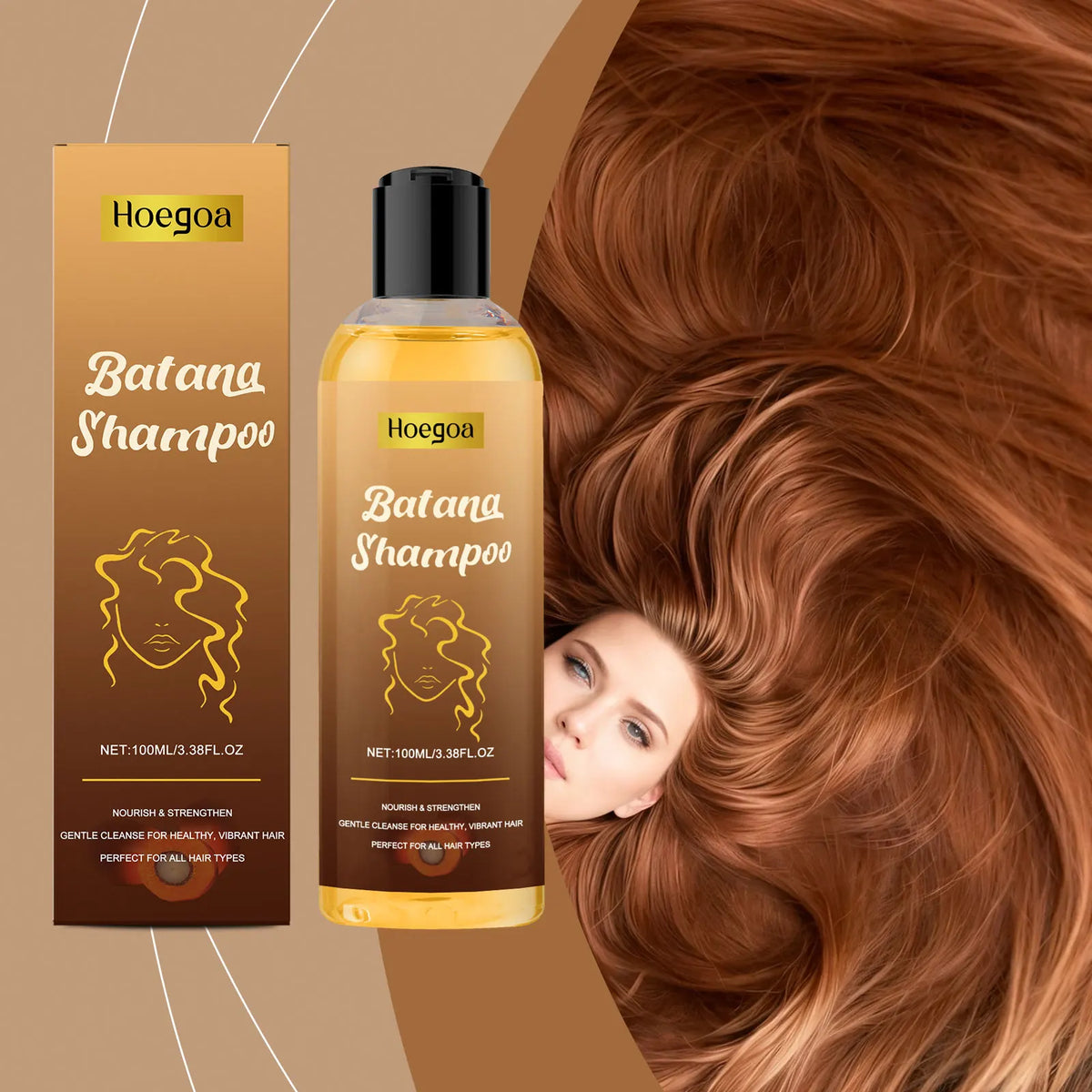 Batana Oil Hair Growth Shampoo & Scalp Treatment for Thick, Healthy Hair