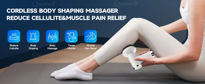 Portable Deep Tissue Body Shaping Massager - Rechargeable Muscle Massage Gun