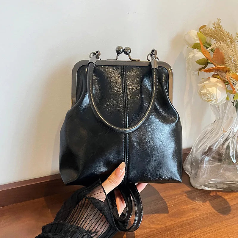 Luxury Vintage Kiss Lock Bag