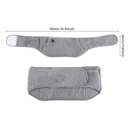 2-in-1 USB Heated Waist Belt & Hand Warmer – Graphene Thermal Therapy Wrap