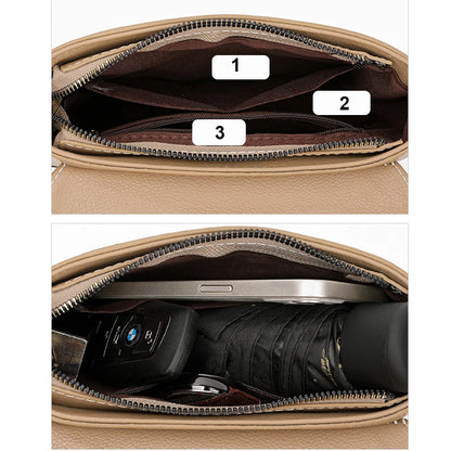 Luxury Contrast Flap Crossbody