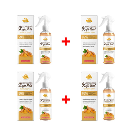 Kojic Acid Turmeric Exfoliating Facial Spray for Pore Cleansing & Brightening