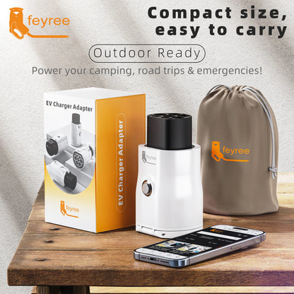 GB/T V2L Electric Vehicle Discharge Adapter for Chinese EV Camping