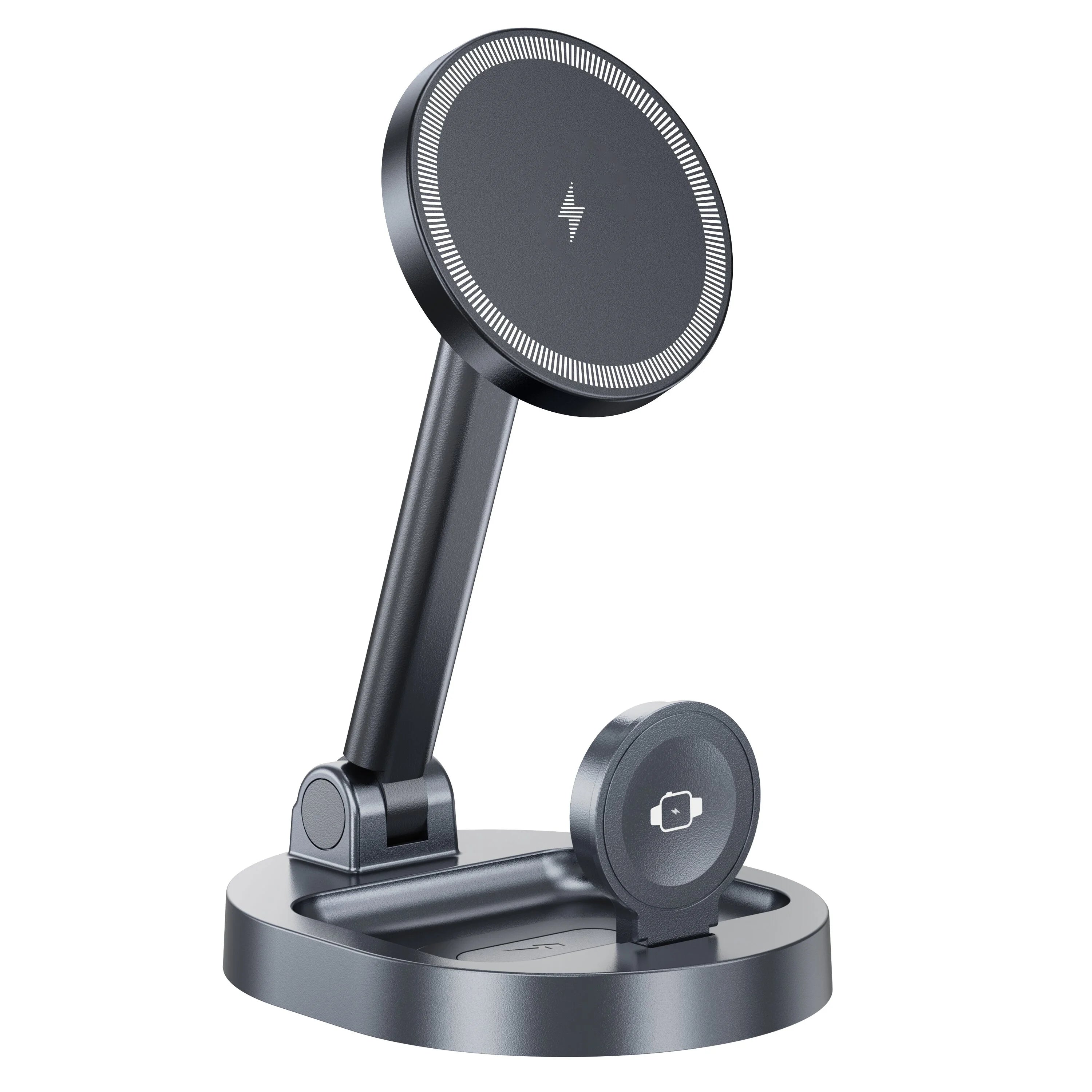 2-in-1 Foldable Magnetic Wireless Charging Station for iPhone & Apple Watch - 19