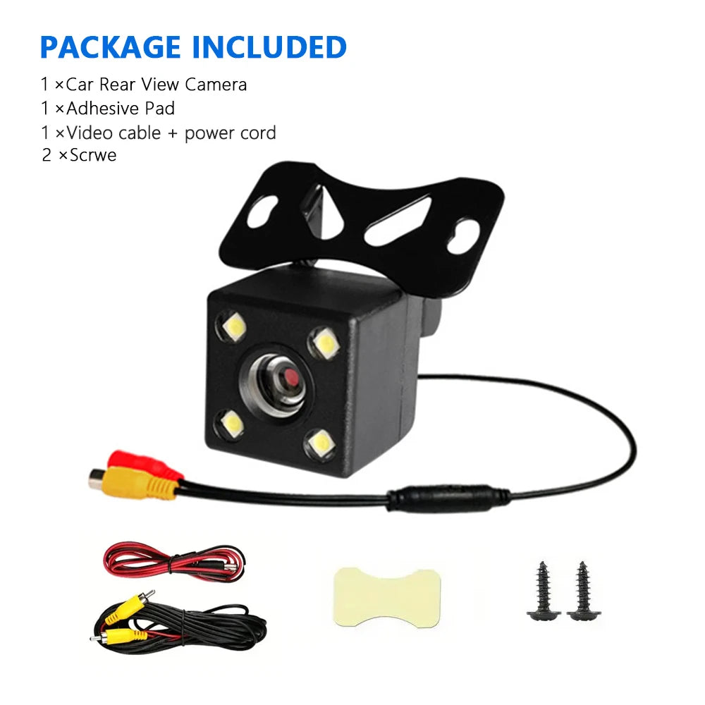 HD Car Rearview Backup Camera - Wide Angle Night Vision Parking Assist
