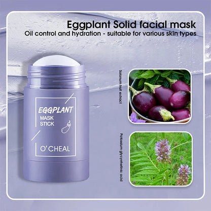 Solid Cleansing Face Mask Stick - Deep Pore Oil Control & Moisturizing